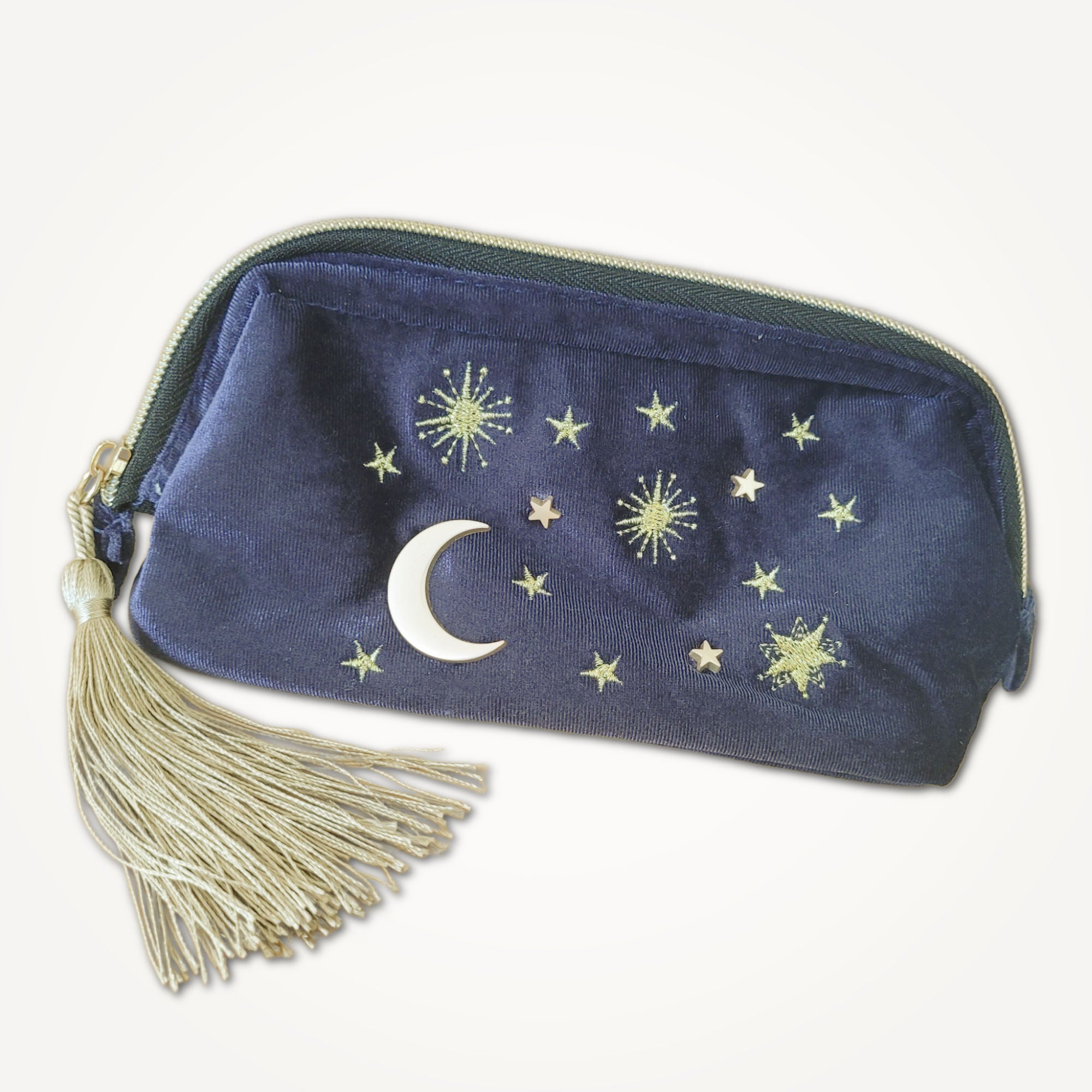 Velvet zipper online pouch