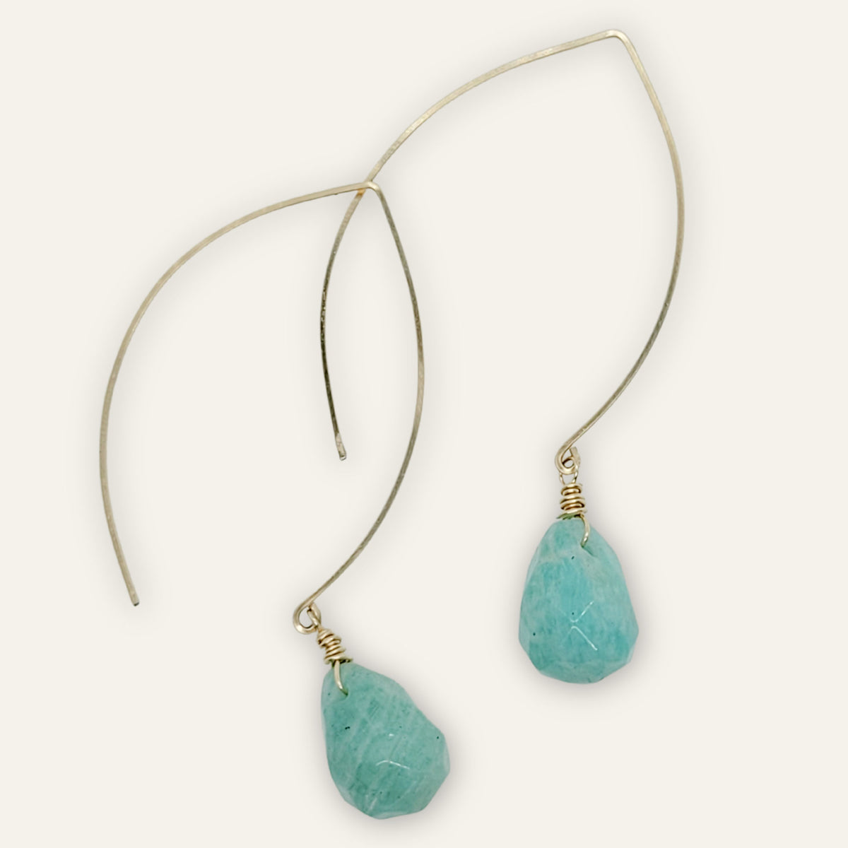 Amazonite fashion earrings