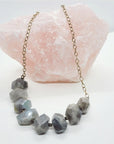 Celestial Rock Necklace • Labradorite