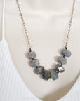 Celestial Rock Necklace • Labradorite