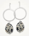 Meridian Earrings • Dalmatian Jasper