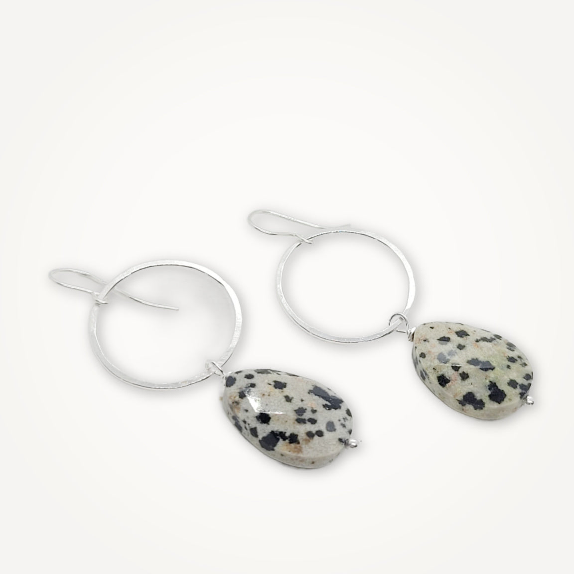 Meridian Earrings • Dalmatian Jasper