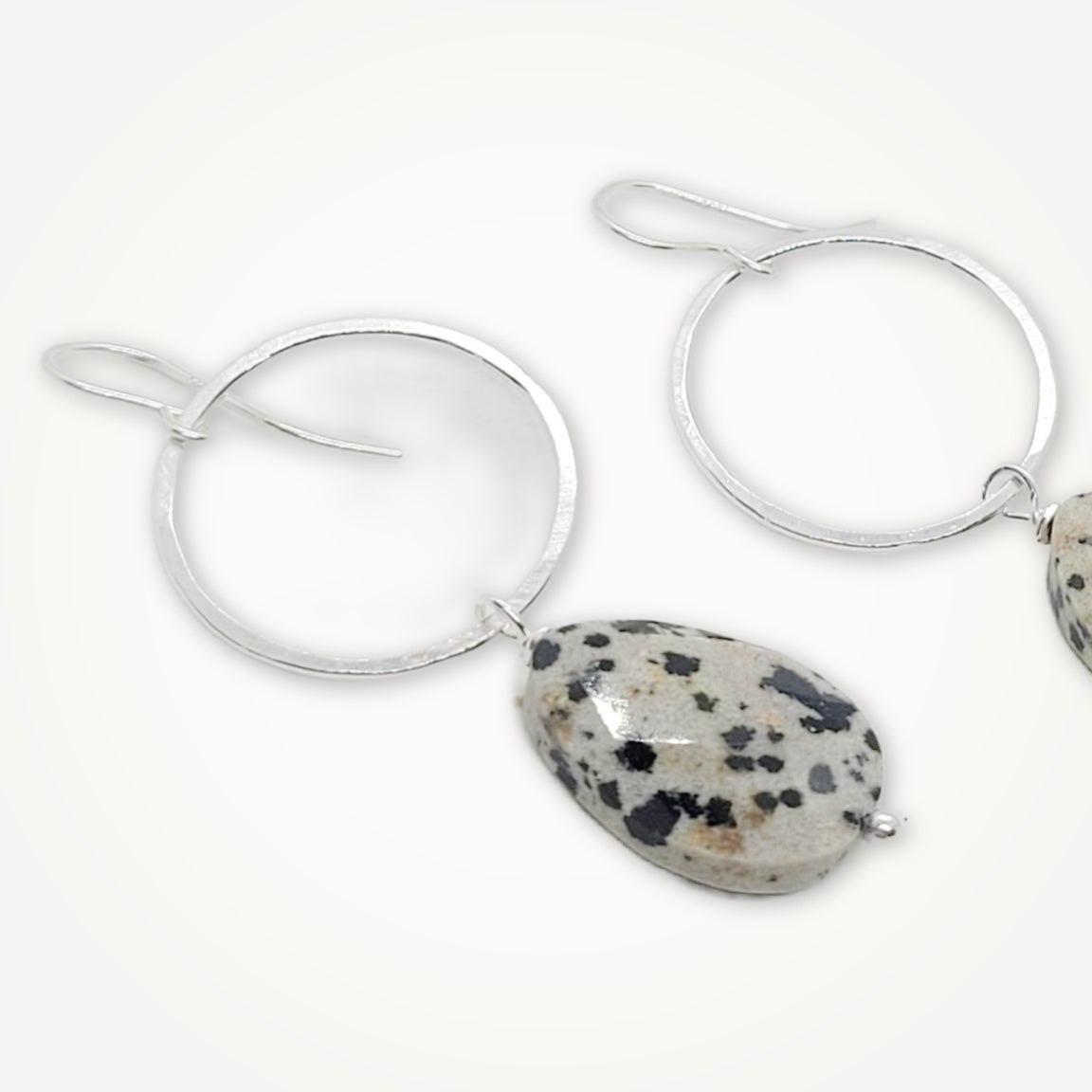 Meridian Earrings • Dalmatian Jasper