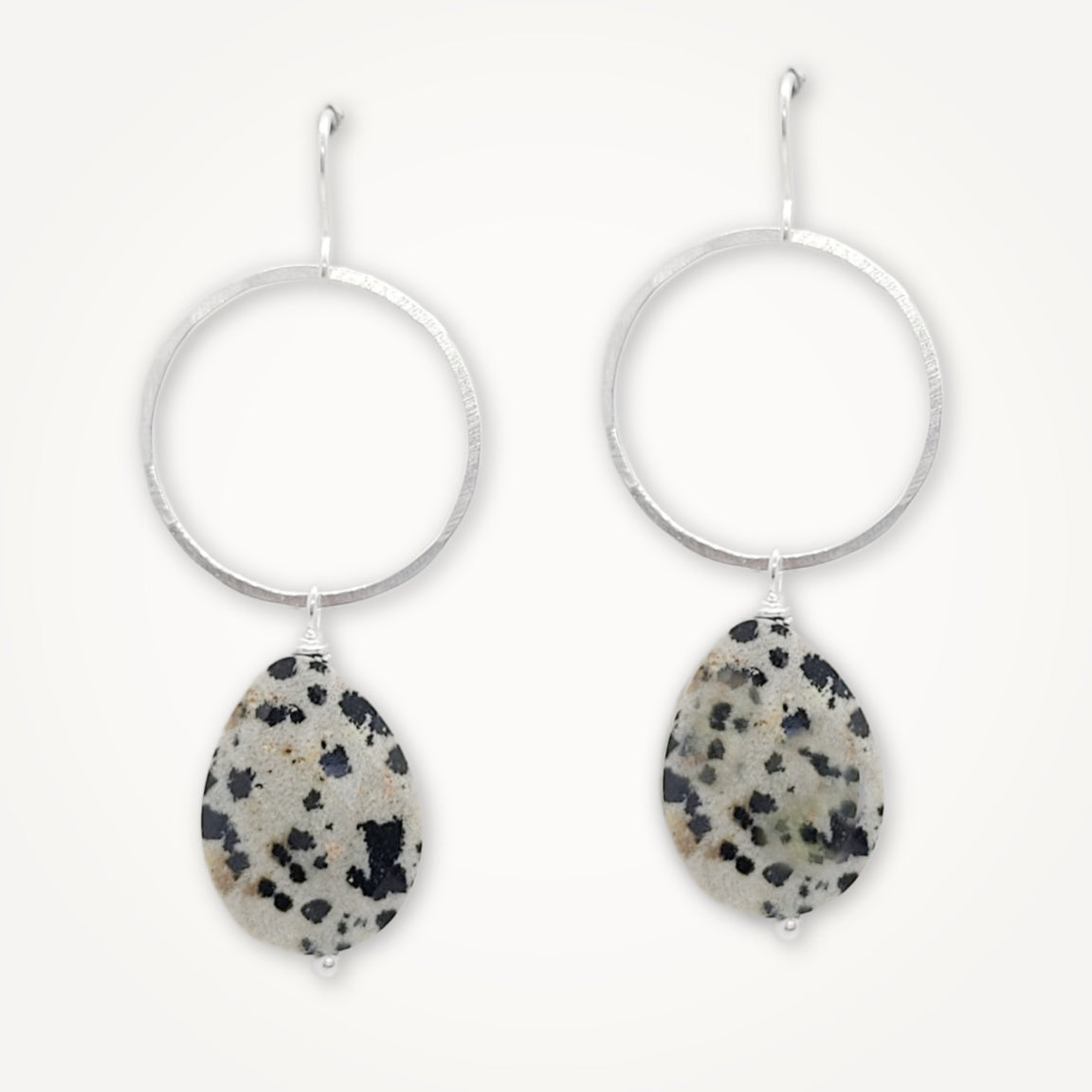 Meridian Earrings • Dalmatian Jasper