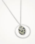 Luna Necklace • Dalmatian Jasper