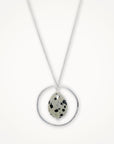 Luna Necklace • Dalmatian Jasper