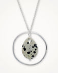 Luna Necklace • Dalmatian Jasper