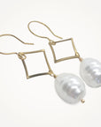 Baroque Pearl Earrings • Diamondine