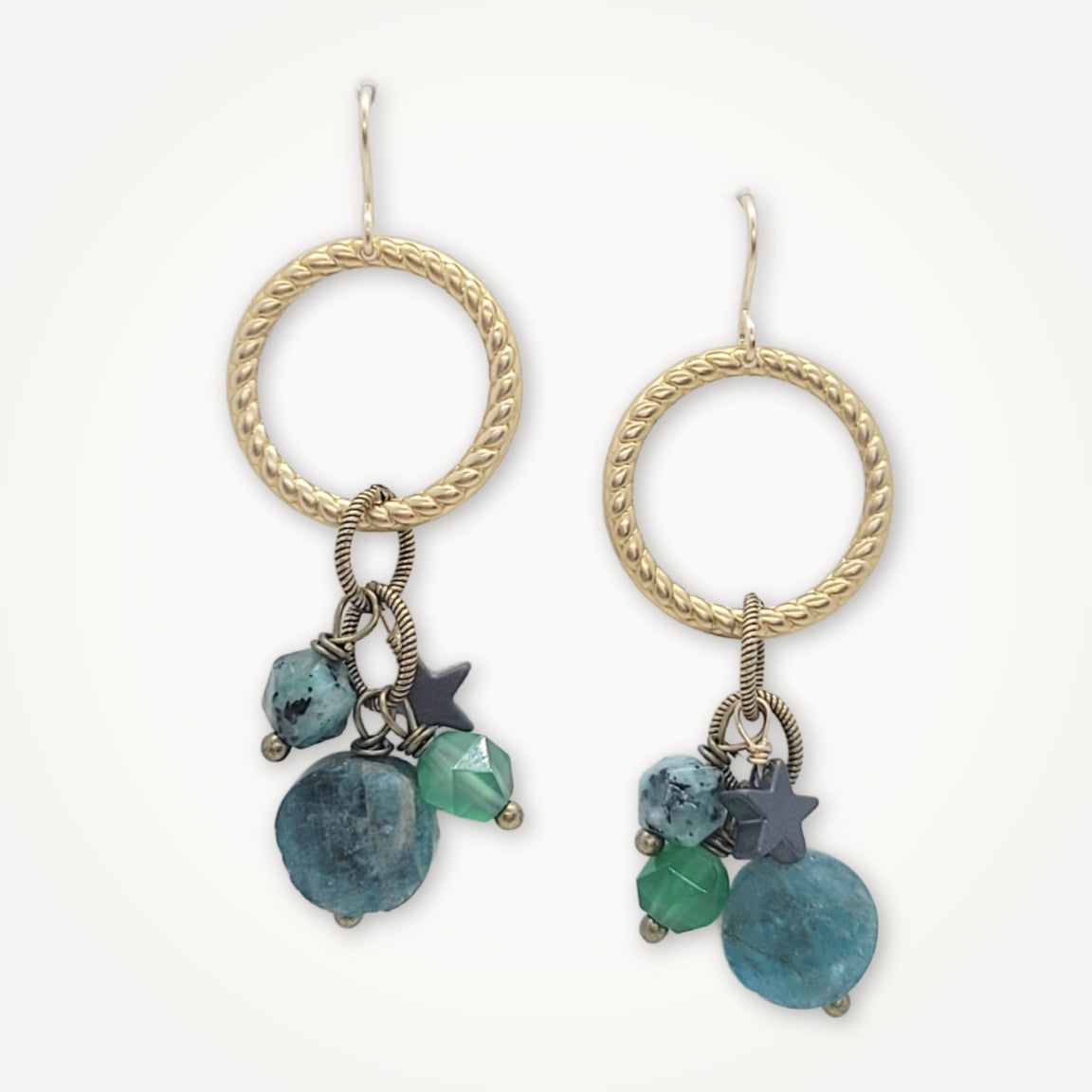 Planetary Gemstone Earrings