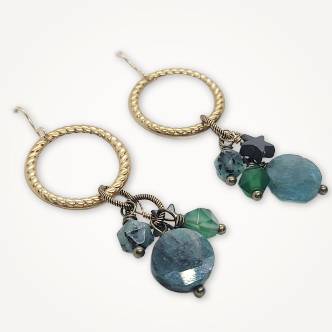 Planetary Gemstone Earrings