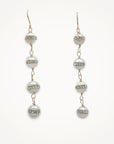 Rhinestone Pearl Drop Earrings