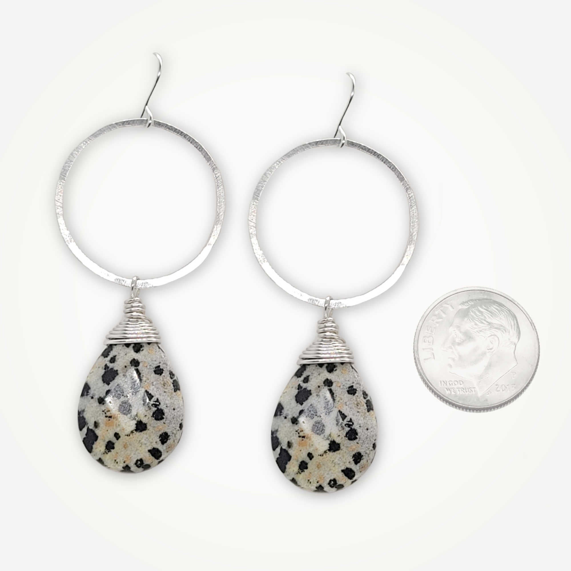 Dalmatian hot sale jasper earrings