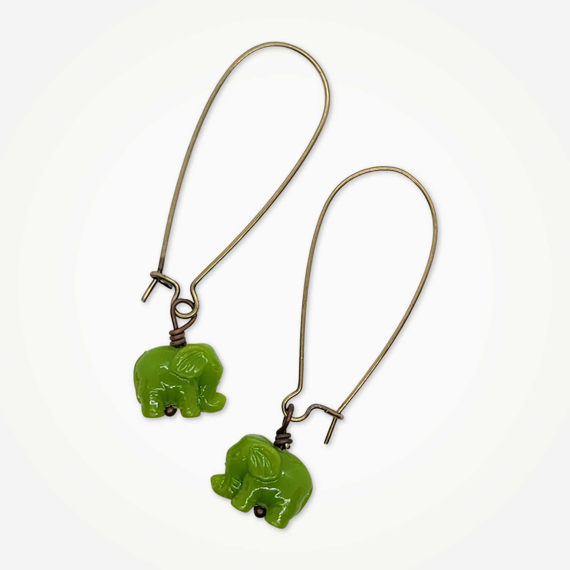 Jade elephant deals earrings